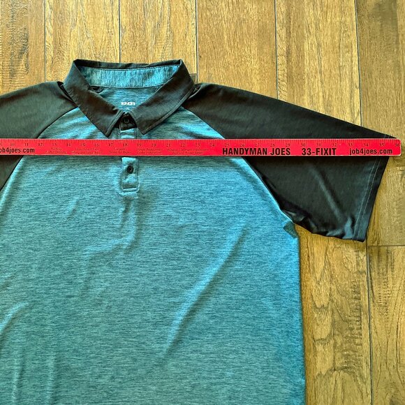 KNQR Mens Performance Polo XL Quick Dry Athletic Workout Running Golf Soft - Picture 3 of 7